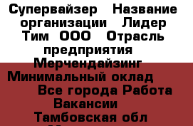 Супервайзер › Название организации ­ Лидер Тим, ООО › Отрасль предприятия ­ Мерчендайзинг › Минимальный оклад ­ 35 000 - Все города Работа » Вакансии   . Тамбовская обл.,Моршанск г.